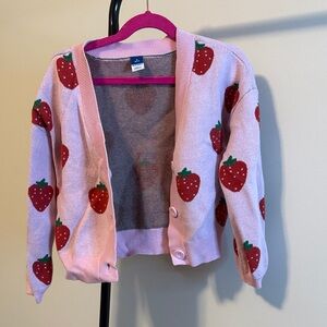 Old Navy Pink Strawberry Kids Sweater